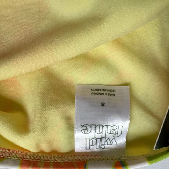 Wild Fable Women’s Floral Bikini Size S Size M Cheeky Bottom Bandeau Top NEW - Picture 10 of 14